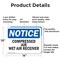 Signmission Compressed Air Wet Air Receiver, 14 in W x Rectangle, Aluminum OS-2PACK-NS-A-1014-L-10748 - alternate 2